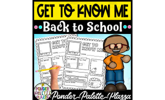 Get to Know Me - First Day of School Activities