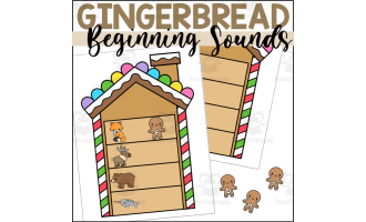 Gingerbread Beginning Sound Sort
