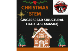 Gingerbread House Structural Load STEM Lab (XMAS03)