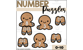 Gingerbread Number Puzzles 1-10