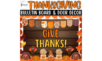 Give Thanks! Bulletin Board and Door Decor Crafts: Thanksgiving Ideas