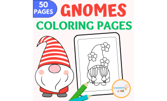 Gnomes Coloring Pages.
