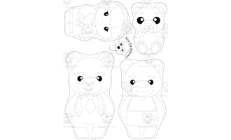 Goldilocks and the 3 Bears Puppets