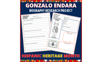 Gonzalo Endara Biography research project Hispanic heritage month