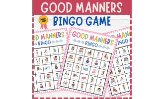 Good Manners Bingo Game Printable | Social Skills, Kindness SEL