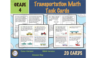 Life Cycle Math Task Cards - Classful