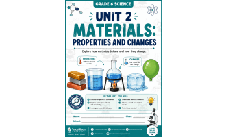 Grade 6 Science Materials: Properties & Changes | 30-Page Activity Wor