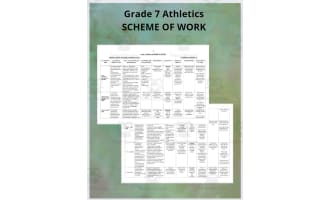 Grade 7 Athletics SCHEME OF WORK