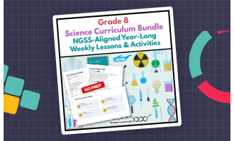 Grade 8 Science Curriculum Bundle | NGSS-Aligned Year-Long Lessons
