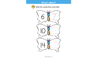 Grade K: Beginning Math Numbers 1-20 Review Printable Workbook