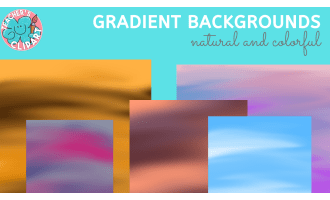 Gradient Backgrounds Colorful and Natural Sky