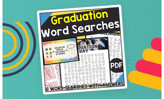 Graduation Word Searches (PDF)