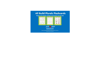 Grammar Flashcards: Build Plurals