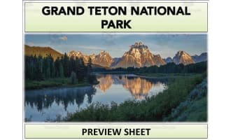Grand Teton National Park Geography Unit