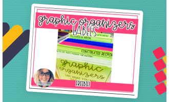 Graphic Organizer Tub Labels