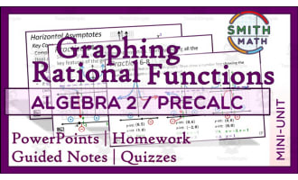 Graphing Rational Functions Mini Unit