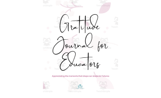 Gratitude Journal For Educators