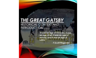 Great Gatsby Introduction PowerPoint