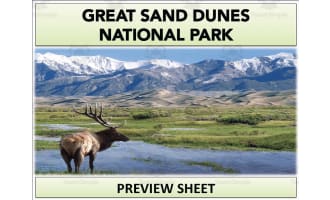 Great Sand Dunes National Park Geography Unit