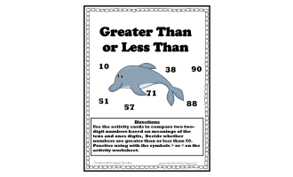 Greater Than Less Than Dolphin Activity