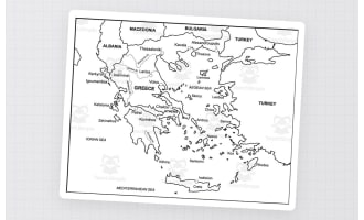 Greece Map Resources – 12-Map Geography Pack