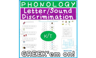 Greek Language Consonant Letter Sound Discrimination 21