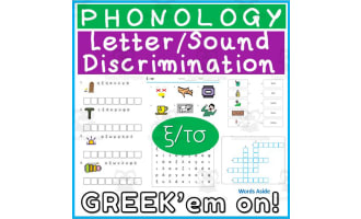 Greek Language Consonant Letter Sound Discrimination 30