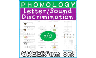 Greek Language Consonant Letter Sound Discrimination 48