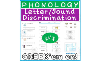 Greek Language Consonant Letter Sound Discrimination 49