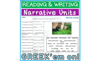 Greek Language Learning Writing Paragraph Story Leveled Passage 1