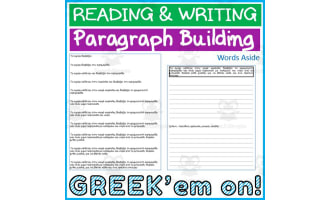 Greek Language Paragraph Structure Readind Writing