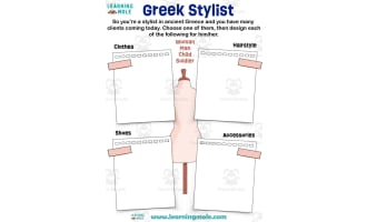 Greek Stylist Activity