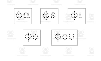 Greek Syllables Cards Type 2
