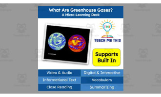 Greenhouse Gases | Interactive Science Lesson | Micro-Learning Deck
