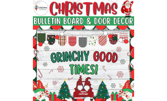 Grinchy Good Times! Bulletin Board and Door Decor Ideas for Christmas