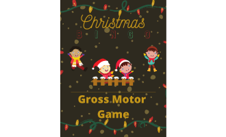 Gross Motor Game: Christmas Bingo