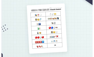 Guess the Emojis – Classic Games Edition
