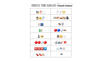 Guess the Emojis – Classic Games Edition