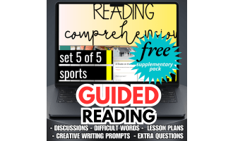 Guided Reading Activities and Lesson Plans Fiction Set 5 - Sports