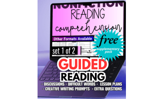 Guided Reading Activities and Lesson Plans Nonfiction Set 1