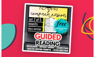 Guided Reading Activities and Lesson Plans Nonfiction Set 2 - Insects