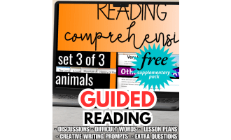 Guided Reading Activities and Lesson Plans Nonfiction Set 3 - Animals