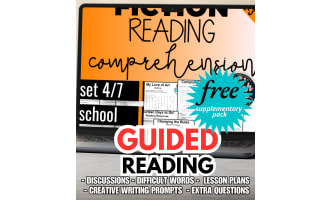 Guided Reading Activities with Lesson Plans: Fiction Set 4 - School