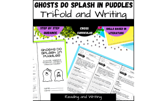 Guided Reading Activity Ghosts Do Splash in Puddles Trifold Book Repor