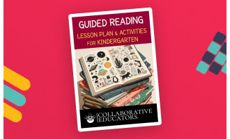 Guided Reading Lesson Plan & Activities for Kindergarten