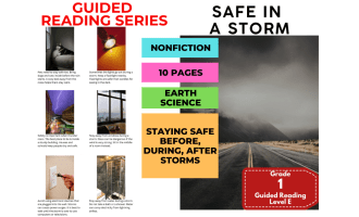 Guided Reading Level E - Safe in a Storm