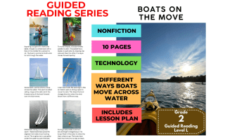Guided Reading Level L - Boats on the Move (with Lesson Plan)