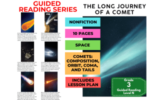 Guided Reading Level N - The Long Journey of Comets (with Lesson Plan)