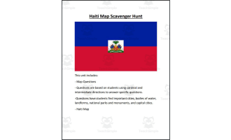 Haiti Map Scavenger Hunt