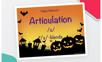 Halloween S Articulation – Initial, Medial, Final